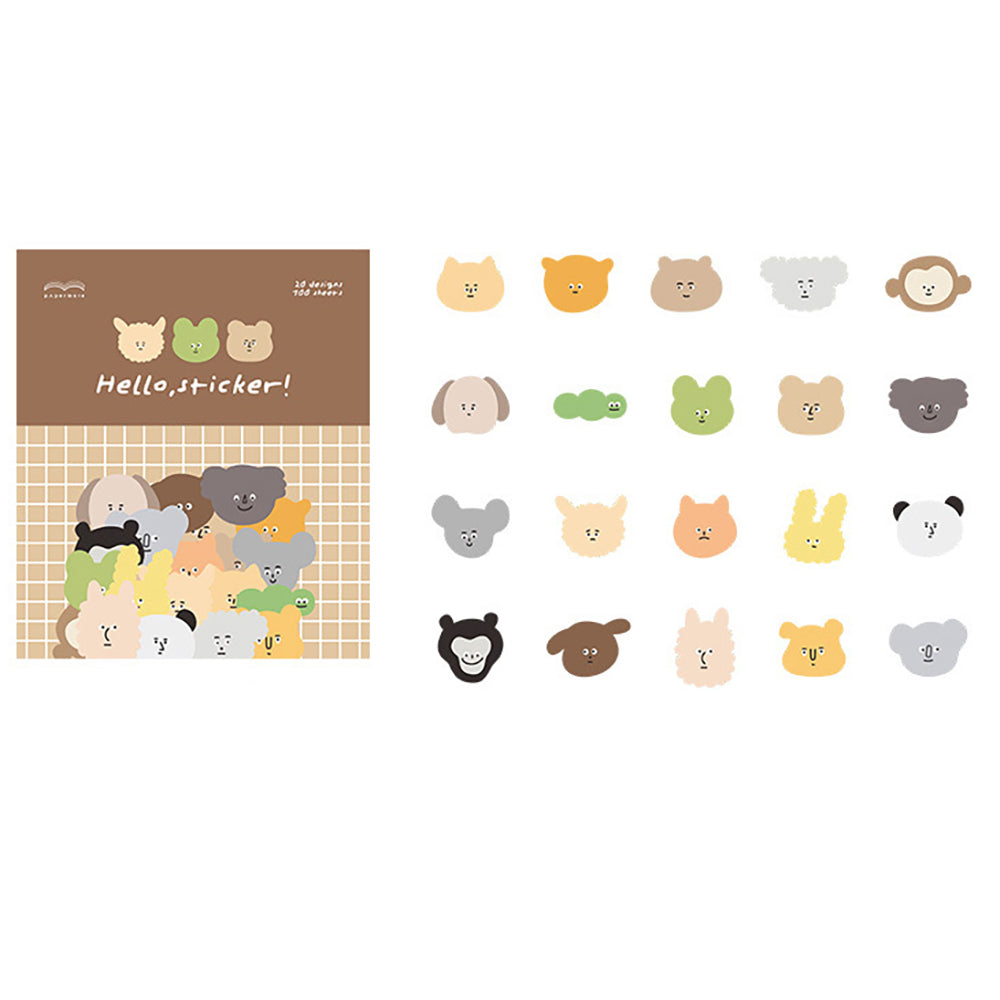 PaperMore Emotional Monster Series Glossy PET Stickers Styling Sealing Stickers DIY Decoration Handbook Materials Waterproof Sticker Pack