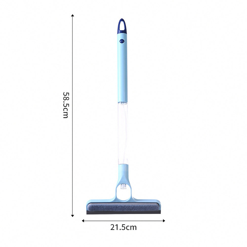 Glass cleaning brush multifunctional household washing brush scraper can spray water to remove water stains double-sided cleaning brush