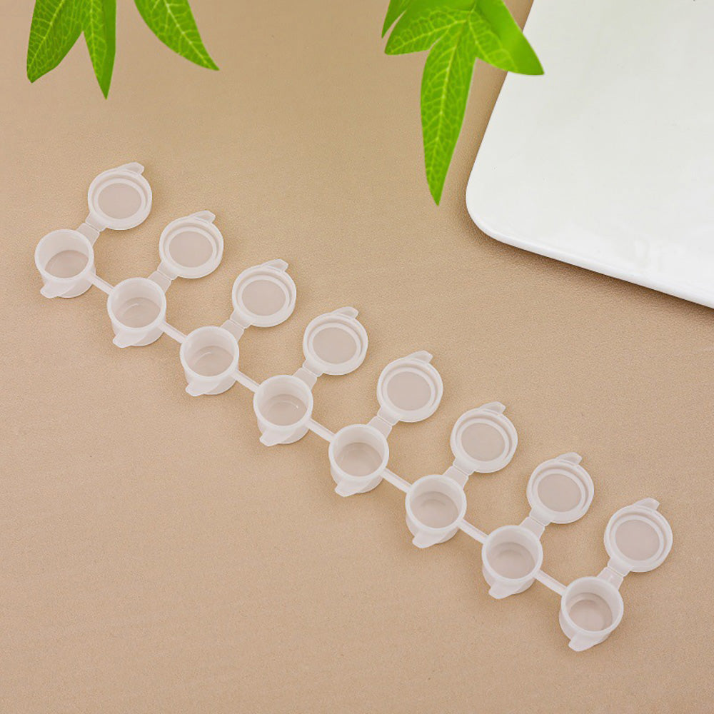 Acrylic Paint Palette Box – 6-Well / 8-Well Portable Paint Container | 2ml / 3ml / 5ml Options