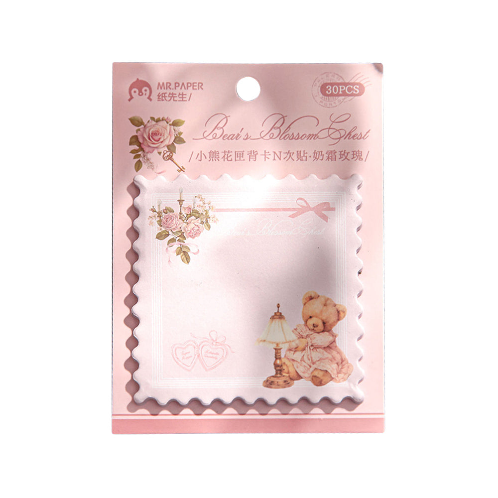 Mr. Paper Years and Winds Series N Times Paste Student Student Message Bareting Post-It Note Orchid و Mangosteen و Qingmei و Thocking Bamboo وورقة ملاحظات وورقة مادية وتخليص DIY ومكتب قرطاسية ومدرسة ومستلزمات يومية