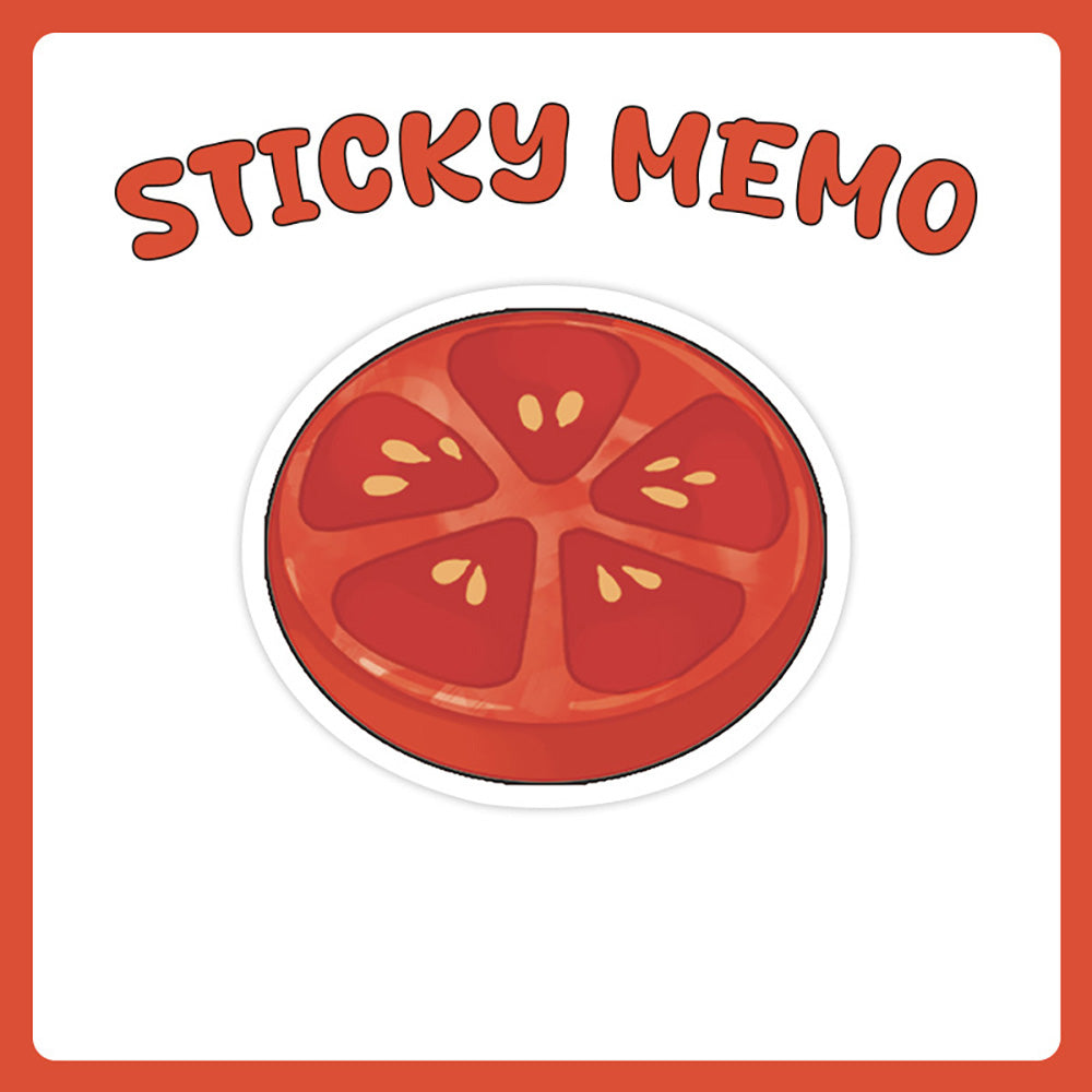 PaperMore Mini Bites Sticky Notes – 30 Sheets Cute Food Design Memo Pads for Journaling & Notes