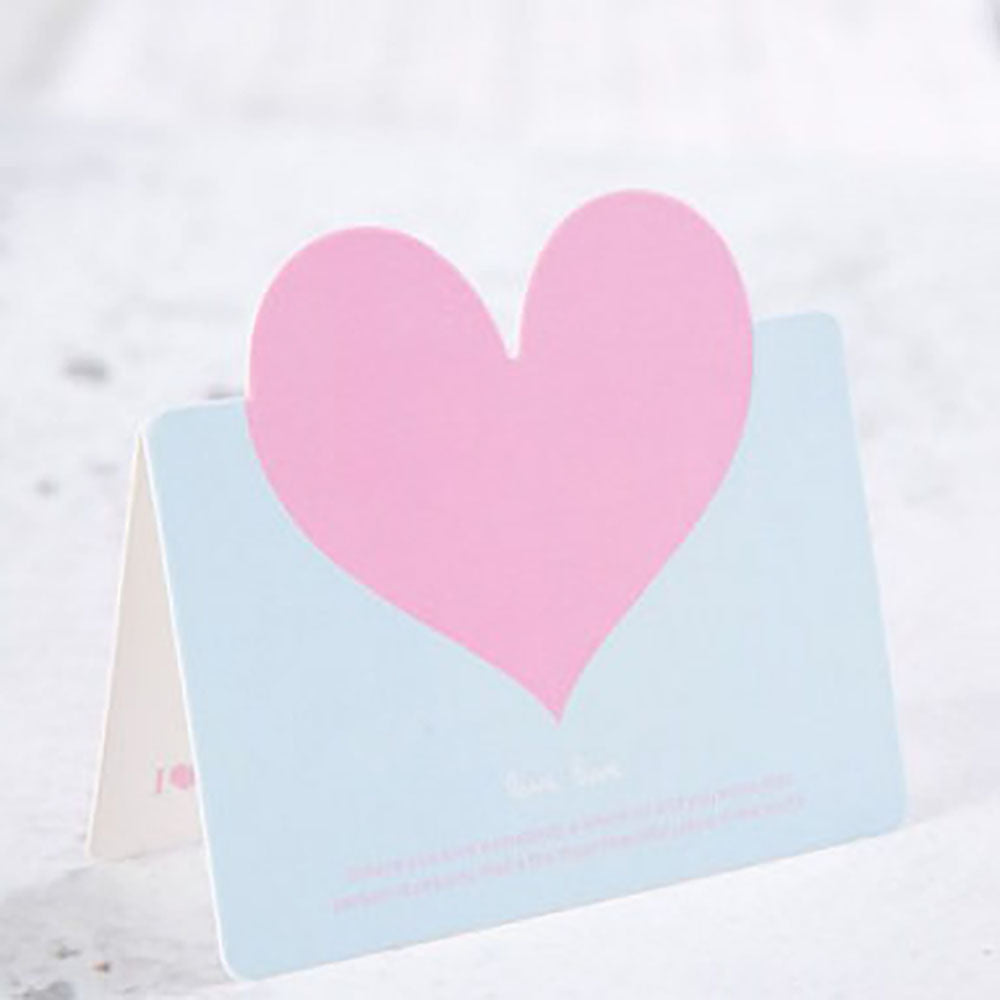 Love greeting card DIY Korean creative blessing hollow small card creative greeting card gift giving