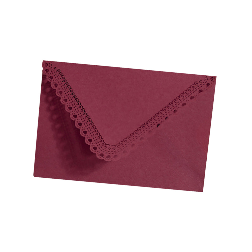 Colorful hollow triangle envelope, laser engraving lace, retro envelope, lace envelope, artistic creation, DIY decoration