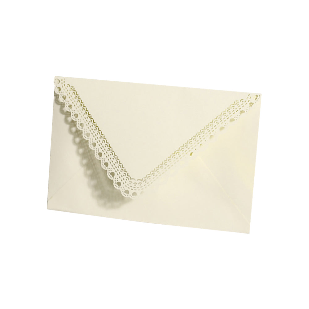 Colorful hollow triangle envelope, laser engraving lace, retro envelope, lace envelope, artistic creation, DIY decoration