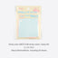 NOTE FOR Sticky Notes Write Something Series Korean Style Ins Style Can Write Messages Memos Notes N Times Notes Handbook Decoration Portable