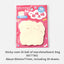 Lover of Letters Sticky Notes A Ball of Marshmallow Series Super Cute Cartoon Animals Carry Message Notes Sticky Notes N-Time Notes Note Paper Guestbook