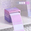 LANGUO Pearlescent Sticky Notes | 4 Gradient Color Rolls | Fully Adhesive, Reusable, No Residue