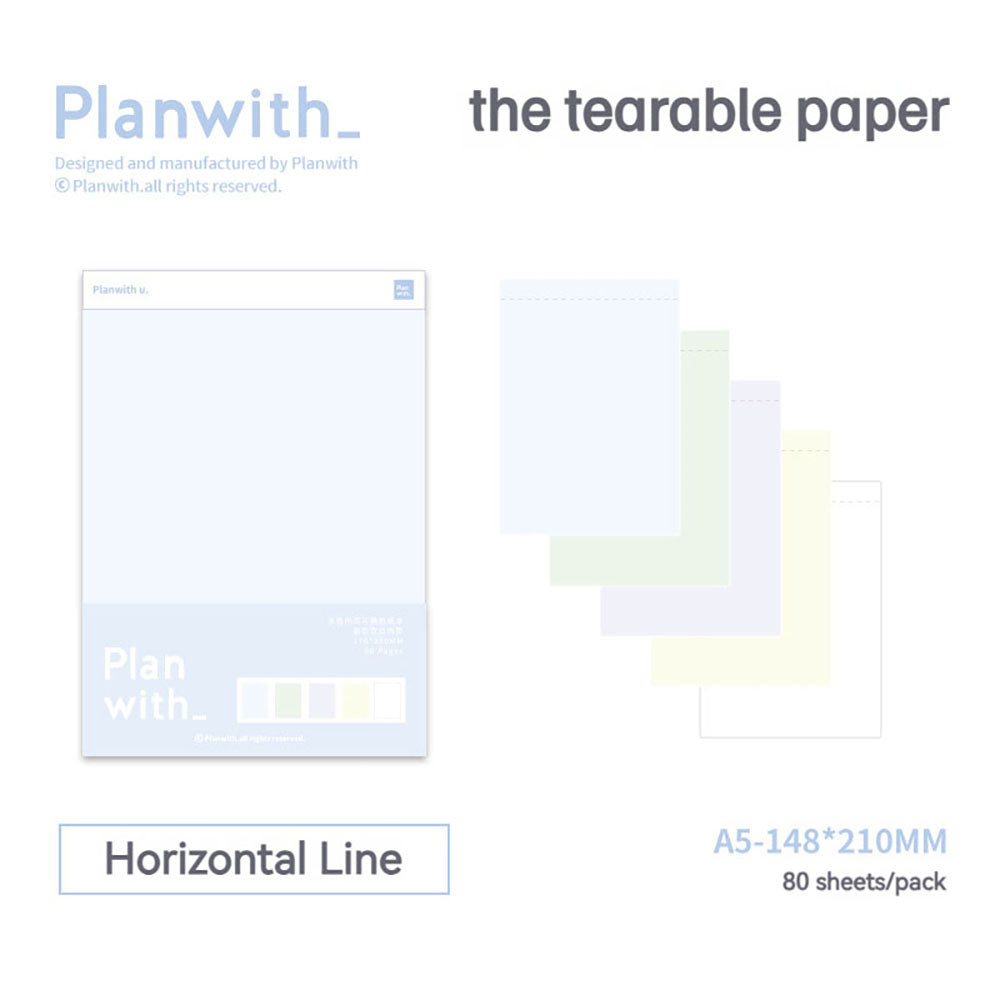 Planwith Korean ins tear-off paper pads tear-off note pads office supplies study stationery