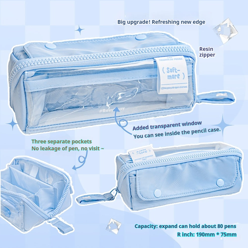 PRISM棱鏡系列筆袋 大容量筆袋 質感文具 學生文具 辦公文具