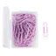 Macaron color cute paper clips 28 / 50mm mint green cherry blossom pink lavender purple paper clip storage box office study daily necessities