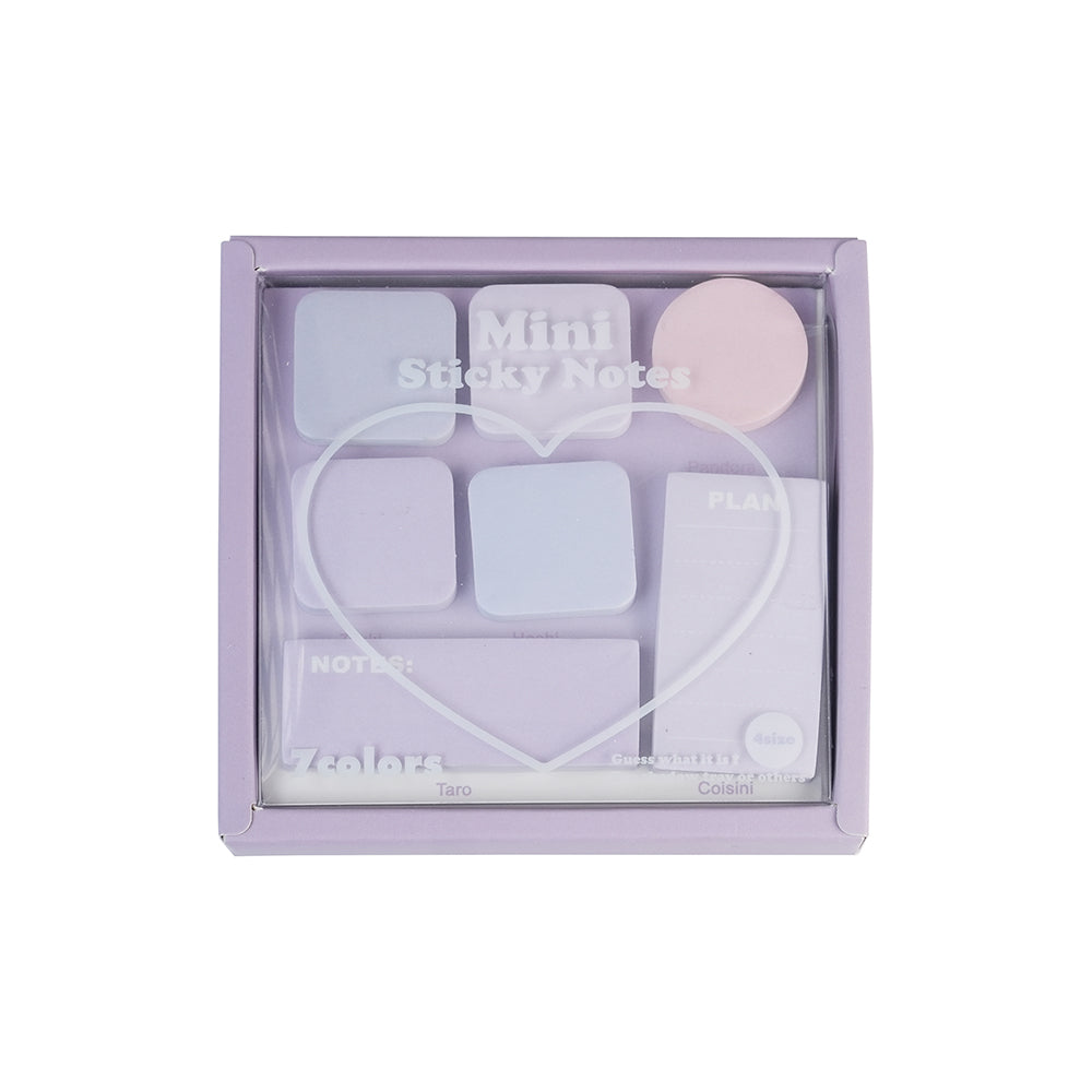 RosyPosy Faint secret series mini mini eye shadow palette sticky notes Korean ins graphic N-time stickers pastel color sticky notes boxed marking key points office study reminder message