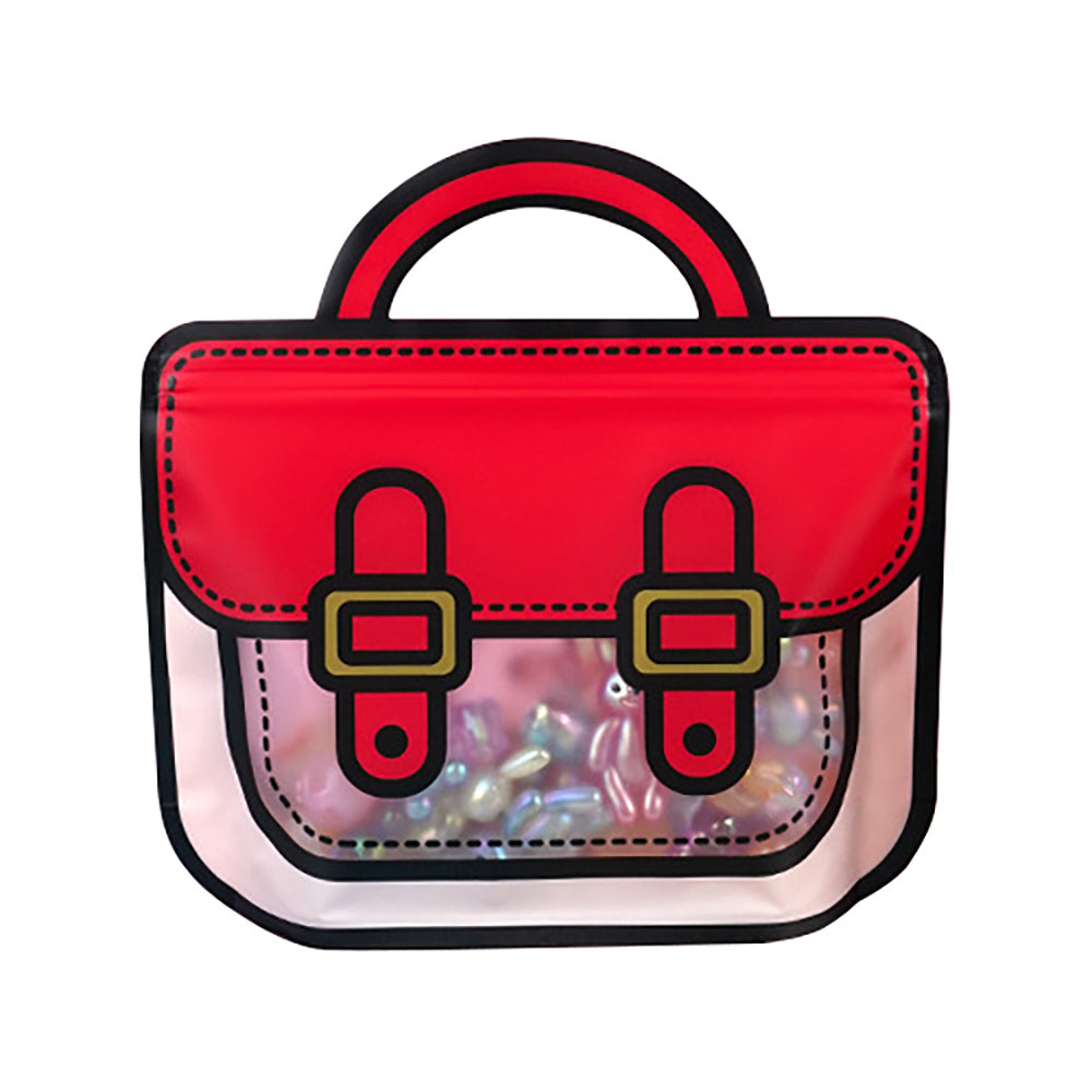 Cute portable snack gift bag with various styles: reindeer, elk, ice crystal, Merry Christmas, Santa Claus, snowman, socks, handbag, bear, rabbit, packaging