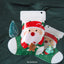 Cute portable snack gift bag with various styles: reindeer, elk, ice crystal, Merry Christmas, Santa Claus, snowman, socks, handbag, bear, rabbit, packaging