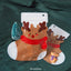 Cute portable snack gift bag with various styles: reindeer, elk, ice crystal, Merry Christmas, Santa Claus, snowman, socks, handbag, bear, rabbit, packaging