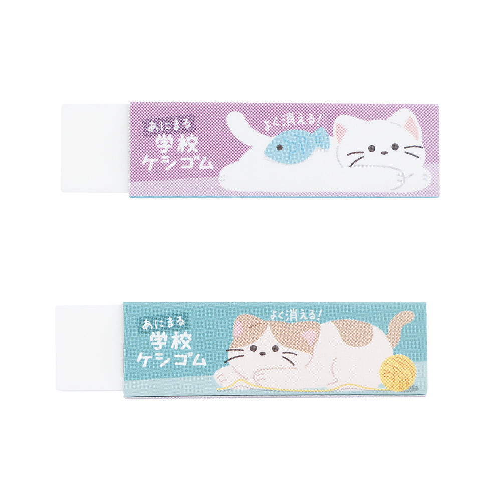 KUTSUWA RE036 RE048 RE049 STAD Eraser Bear Style Colored Sticky Chip Style Wipe Shape Wipe Correction Stationery Office Study