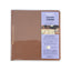 MIDORI Square Checkered Stamp Album Yellow Green Brown Seal Collection Seal Book Notebook Stamp Album