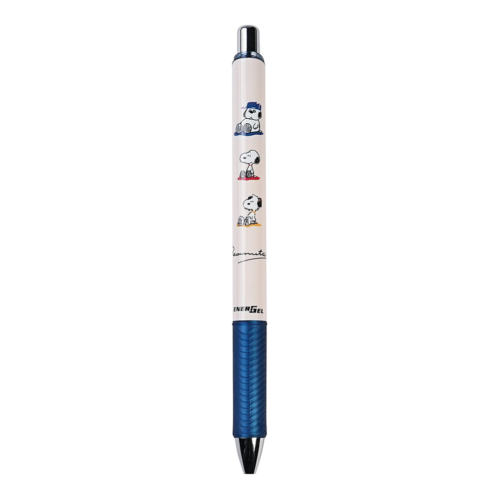 KAMIOxPENTEL ENERGEL 0.5mm black ink gel pen Lulumi Snoopy Japanese stationery office learning