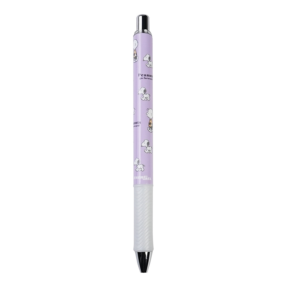 KAMIOxPENTEL ENERGEL 0.5mm black ink gel pen Lulumi Snoopy Japanese stationery office learning