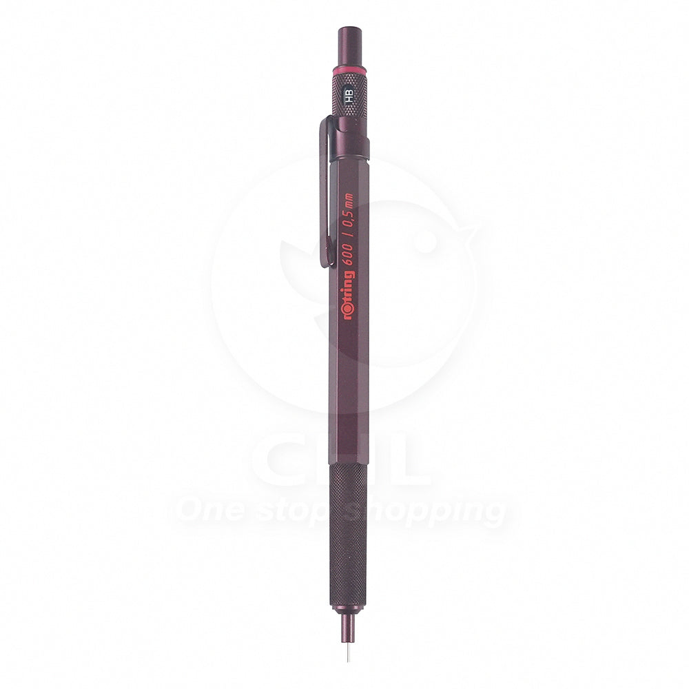rOtring 600 Limited New Color Metal Ballpoint Pen 1.0mm Automatic Pencil 0.5mm German Red Ring