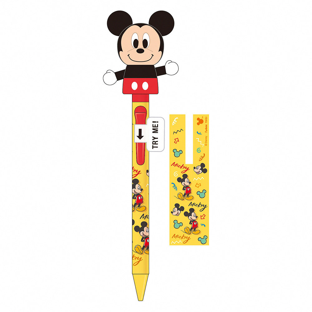 Funbox Disney co-branded 0.7mm moving ball pen Mickey Minnie Donald Duck Winnie the Pooh Mickey Mouse swinging arms cute and funny