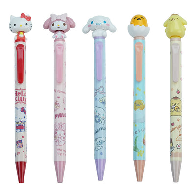 Sakamoto Mimi Sanrio Gudetama Dua Color Ballpoint Pen Ear Pent 0.7mm Tongkat Putih
