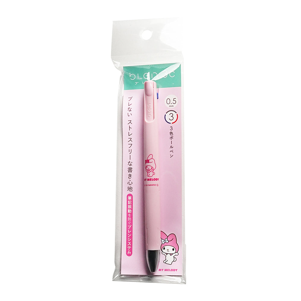 Zebra blen 3C Sanrio Sanrio co-branded limited edition 0.5mm 3-color ballpoint pen 2+S medium oil pen Kurome big-eared dog Melody Aoi Dog Japanese co-branded writing stationery