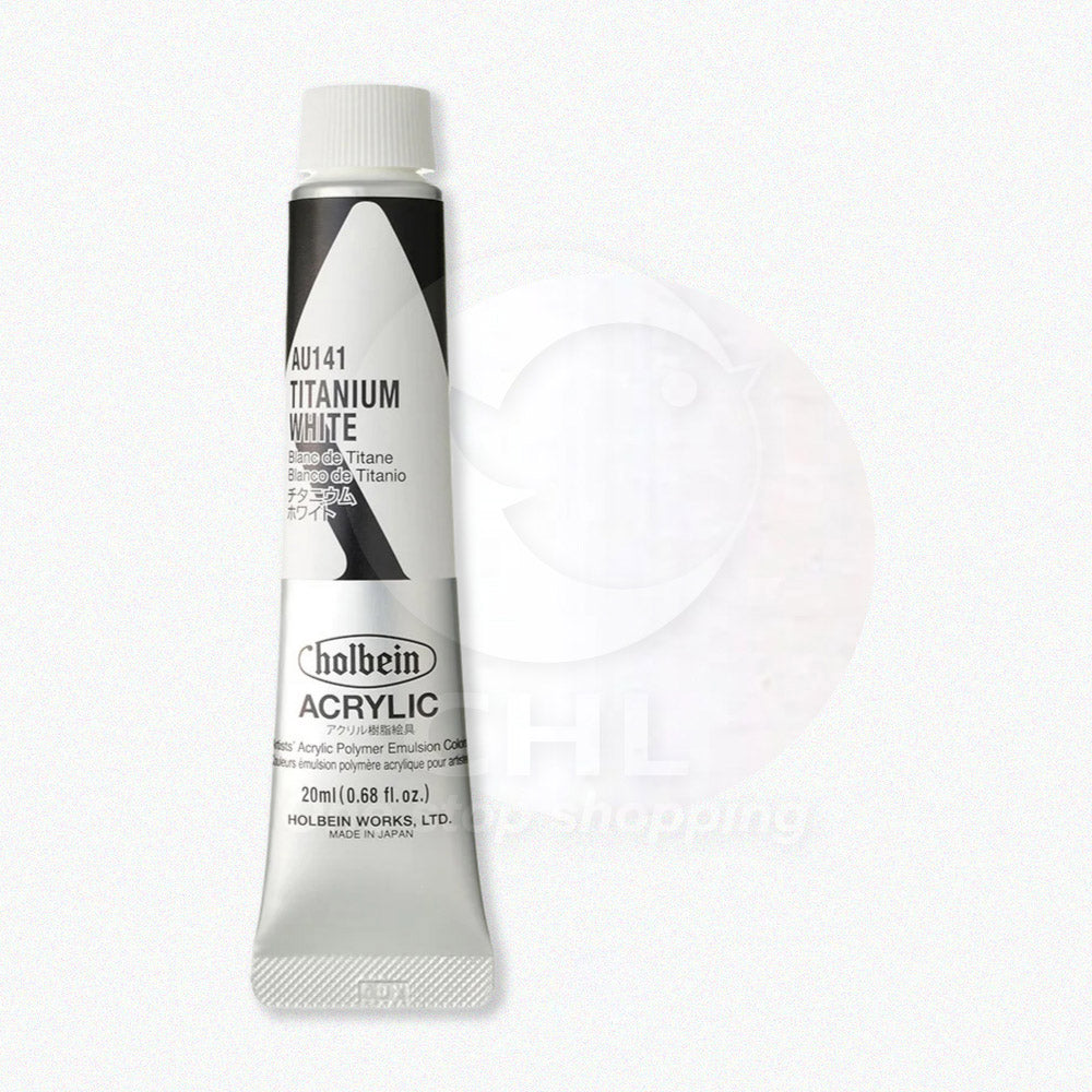 Holbein acrylic paint High color saturation Good light fastness High adhesion Paint-like brush strokes Thick coating Stacking Professional Water resistance Gloss