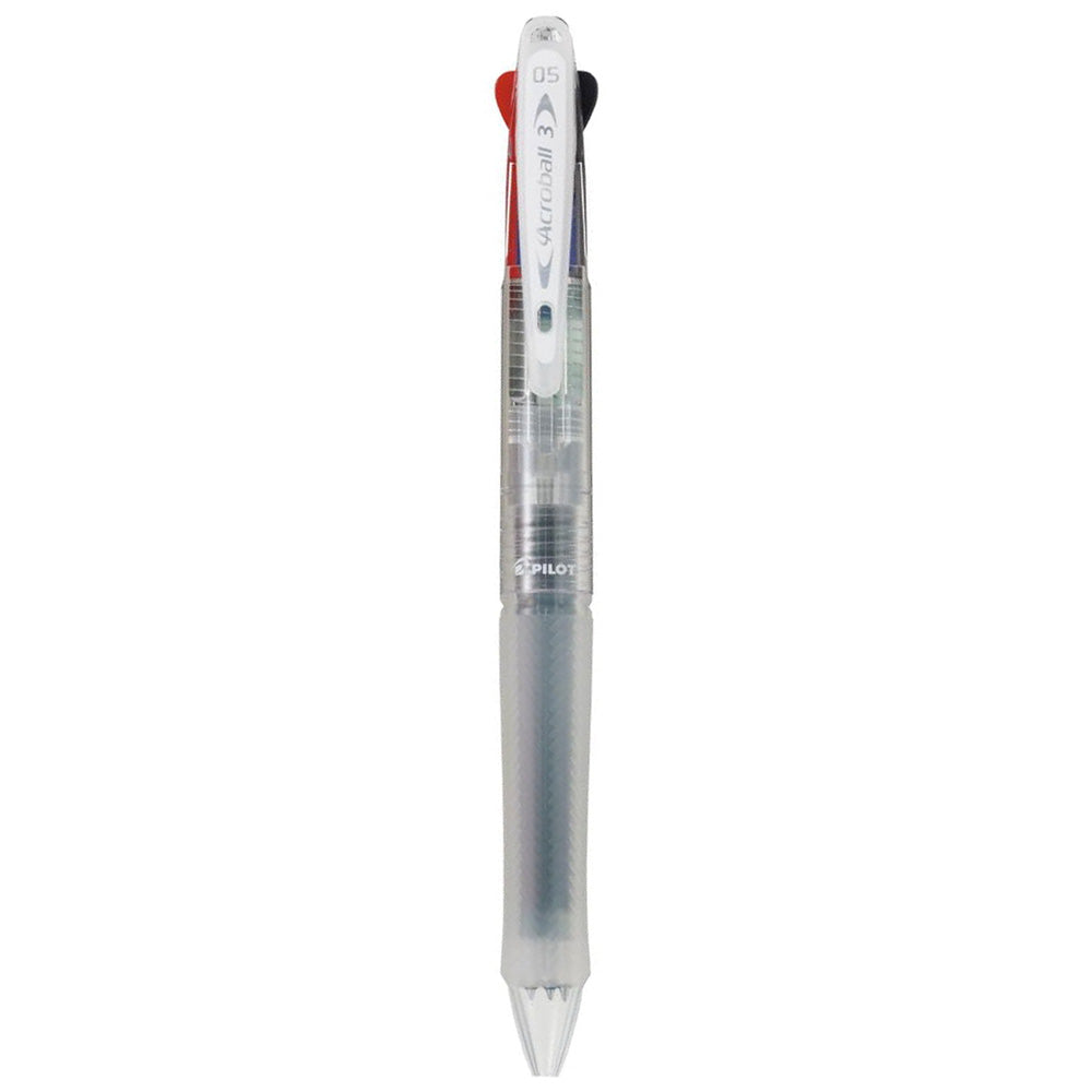Pilot BKAB-40EF-NCC 3-Color Ballpoint Pen – 0.5mm Acro Ink | Smooth, Quick-Dry, Made in Japan