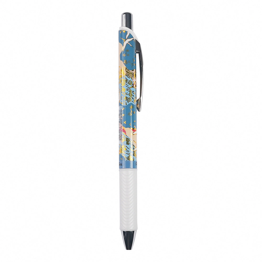 PENTEL ENERGEL 0.5mm Limited Yuzen Series Second Edition Gel Ballpoint Pen Sakura Birds Tang Grass White Flowers Flowers Japanese Art Japanese Stationery