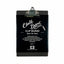 HIGHTIDE PENCO Retro Board Clamp Plywood A5 A4 Size Silver Clip Gold Clip Bronze Clip Retro Blackboard Texture