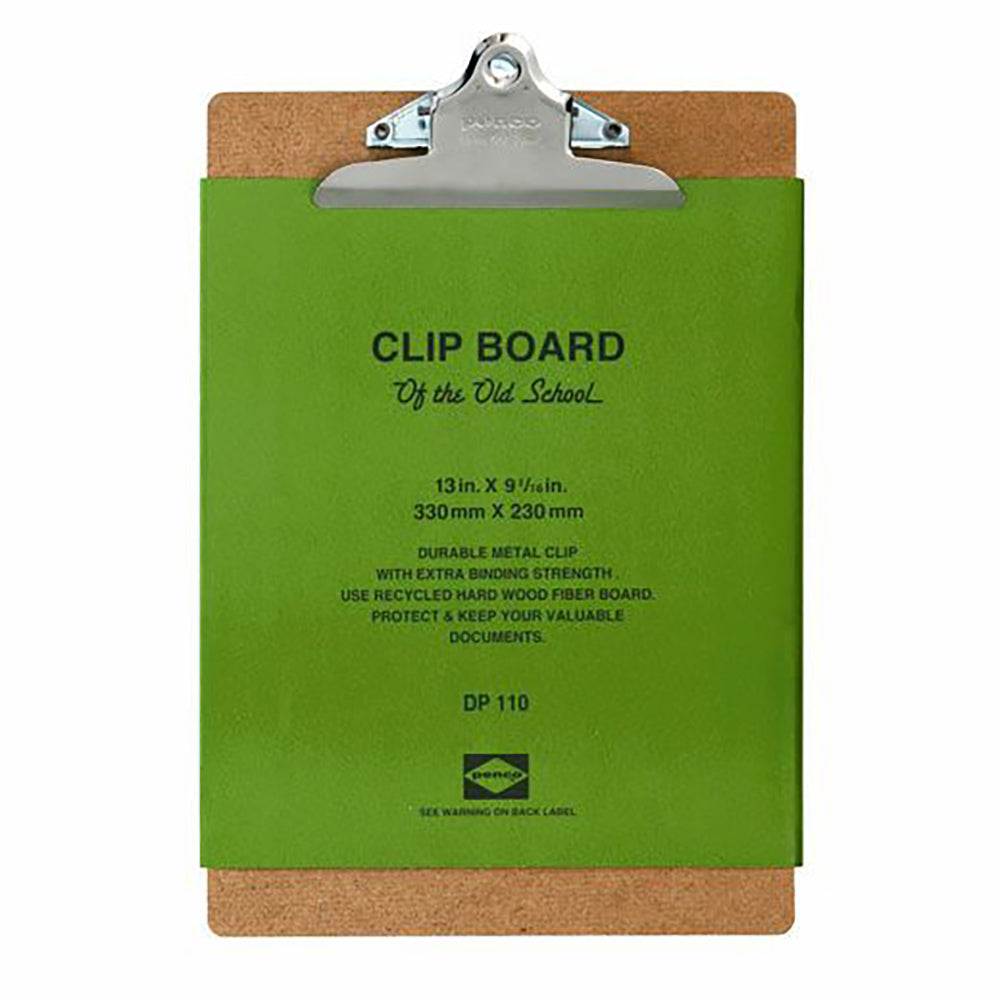 HIGHTIDE PENCO Retro Board Clamp Plywood A5 A4 Size Silver Clip Gold Clip Bronze Clip Retro Blackboard Texture