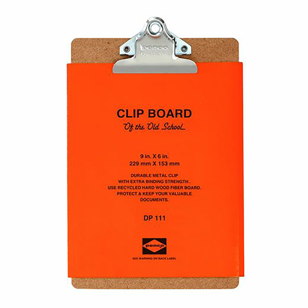 HIGHTIDE PENCO Retro Board Clamp Plywood A5 A4 Size Silver Clip Gold Clip Bronze Clip Retro Blackboard Texture