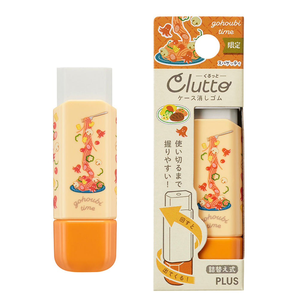 Plus Pasty Rotating Retractable Eraser ER-0111-P Refillable Reusable Hexagonal Eraser Plasticizer Free No PVC Easy to Carry