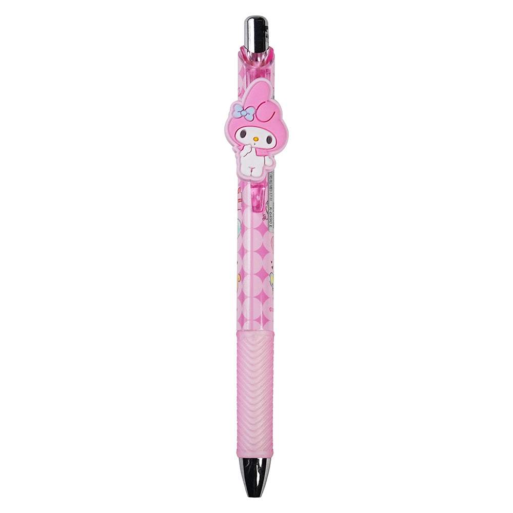 AI PLANNING x Sanrio with rubber character 0.5 mm mechanical pencil pen clip figure Melody cartoon stationery writing instrument