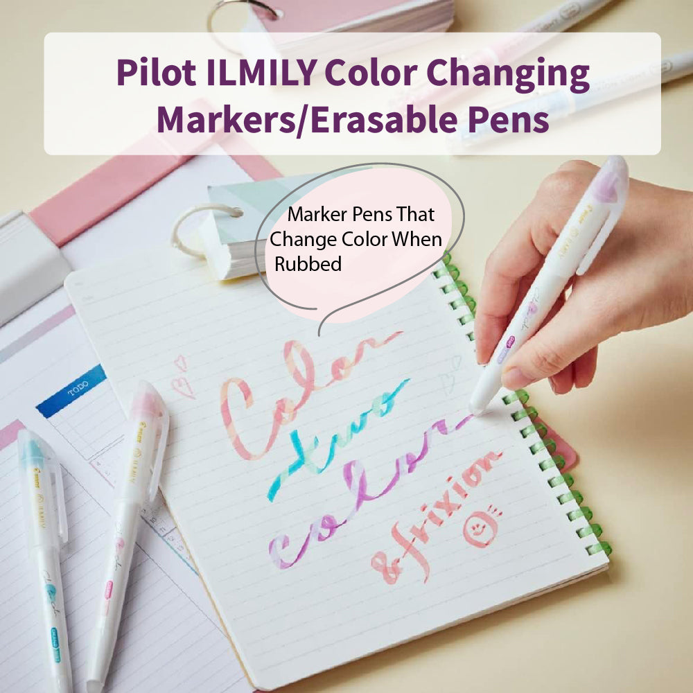 Pen Color Changing PILOT ILMILY COLOR TWO COLOR New Arrival Multicolor Friction Disappearing Student Girls Creativity School Office Stationery Art LIL-25S4