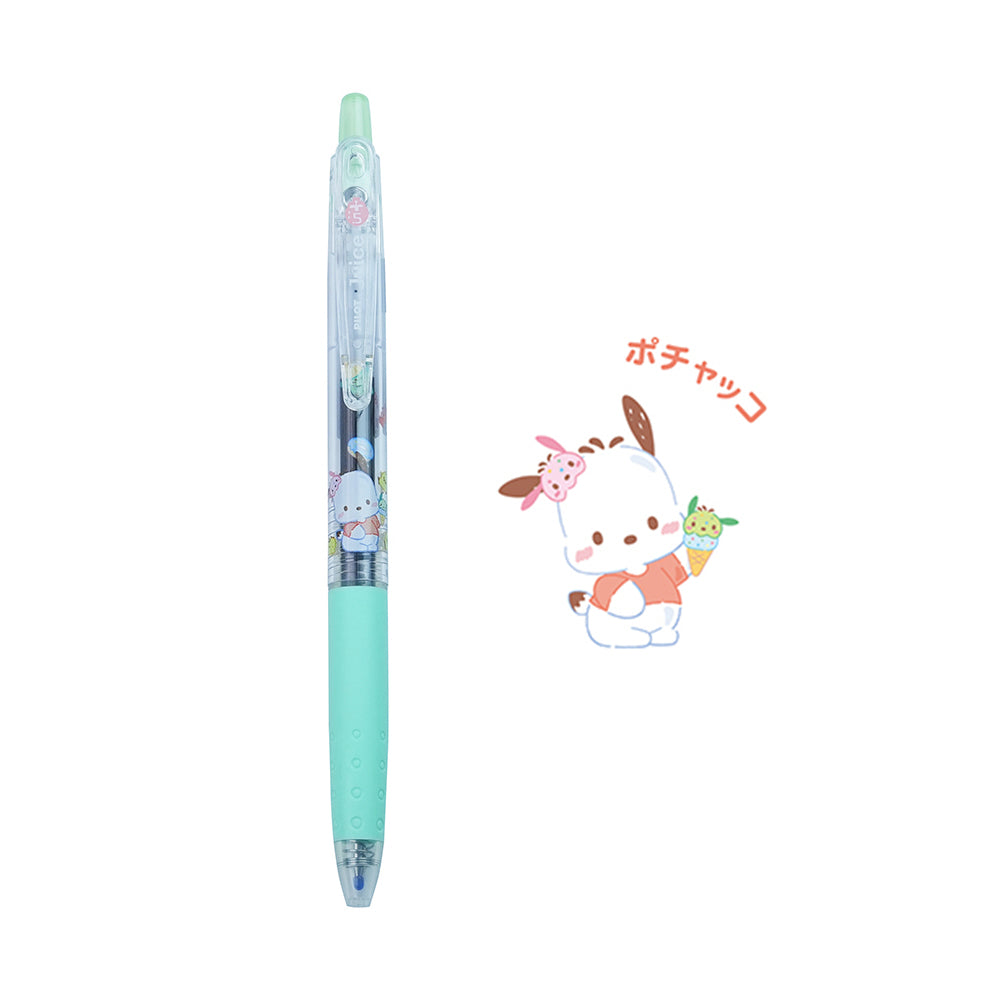 Pilot Juice Sanrio三麗鷗聯名限量版0.5mm中性筆Hello Kitty Cinnamoroll Kuromi Melody Pom Pom Purin五色套裝