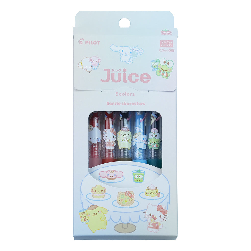 Sanrio Juice Pen Set: Cute Characters, Smooth Ink, Multi