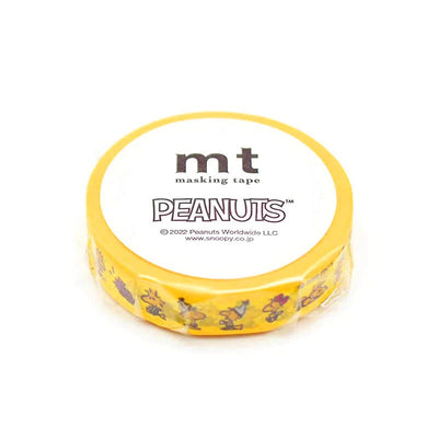 MT xピーナッツスヌーピー共同ブランドワシテープ3rd爆弾 - 混乱したタコスタッカー黄色の装飾ポケットコレクションステッカーmtpnut10