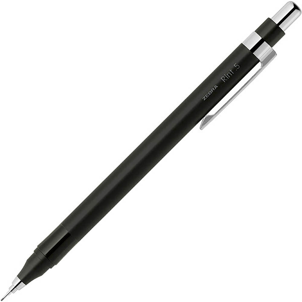 ZEBRA Rint Automatic Mechanical Pencil P-MA130 – 0.5mm / 0.3mm Long Tip for Clear View, Writing Posture Training for Students