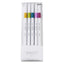 uni pemsy5c توقيع القلم Sharpie Marker Emott 5 Color Pen على أساس المياه