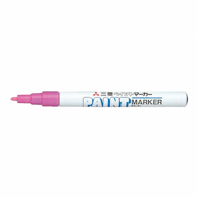 UNI Mitsubishi PAINT marker, fine pellet refill, pink, for industrial factory use