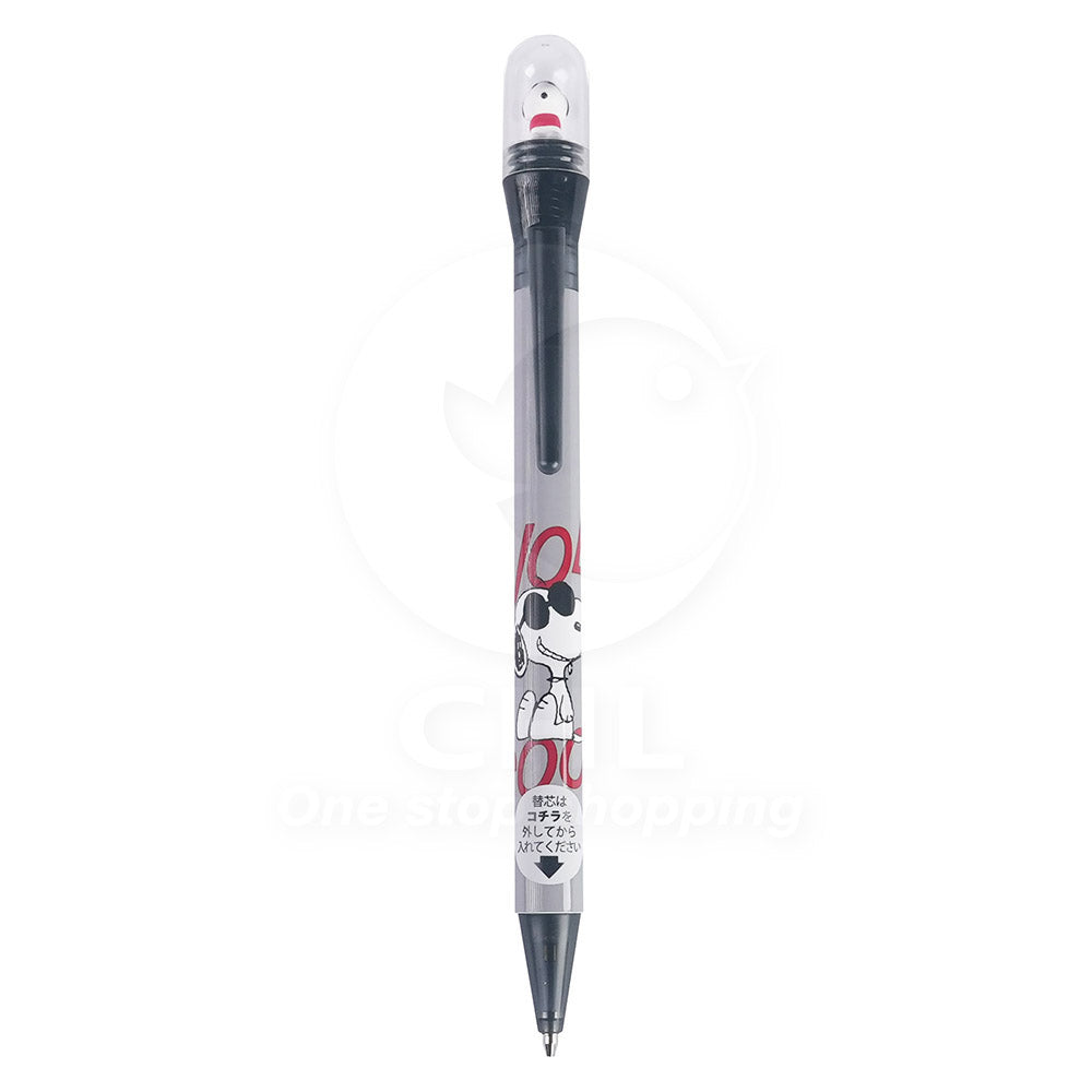 Sun-Star Peanuts Snoopy Disney Rotating Ballpoint Pen 0.7mm Black Ink S46492