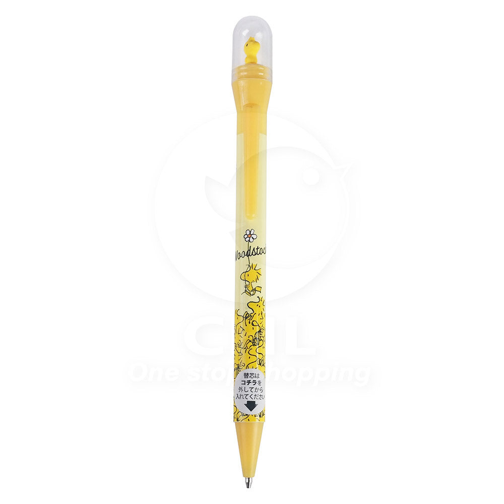 Sun-Star Peanuts Snoopy Disney Rotating Ballpoint Pen 0.7mm Black Ink S46492