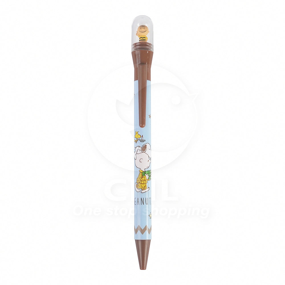 Sun-Star Peanuts Snoopy Disney Rotating Ballpoint Pen 0.7mm Black Ink S46492