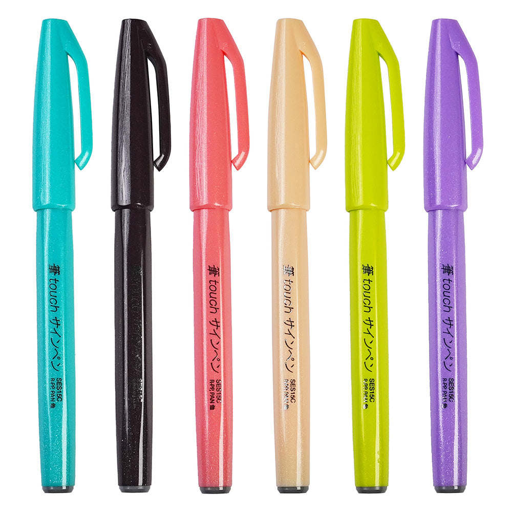 Pente ses15c pena sentuh cat lembut pen lembut pen warna pena