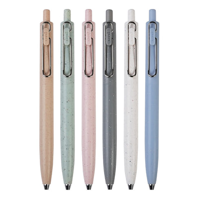 uni-ball one F limited new color earth texture thick core black ink 0.38mm0.5mm automatic ballpoint pen UMNSFT