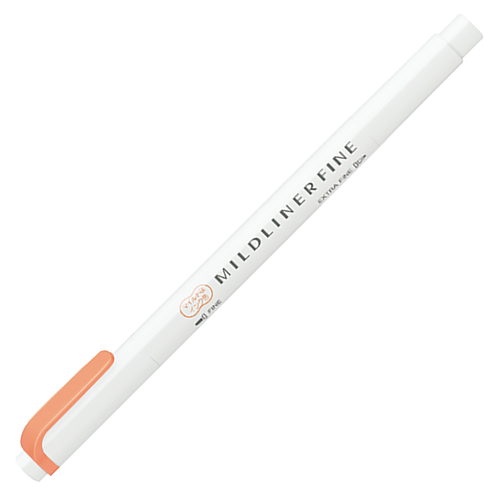 ZEBRA MILDLINER Dual Fine Tip Highlighter (WYT9) Fine Tip + Extra-Fine Tip Soft Color Marking