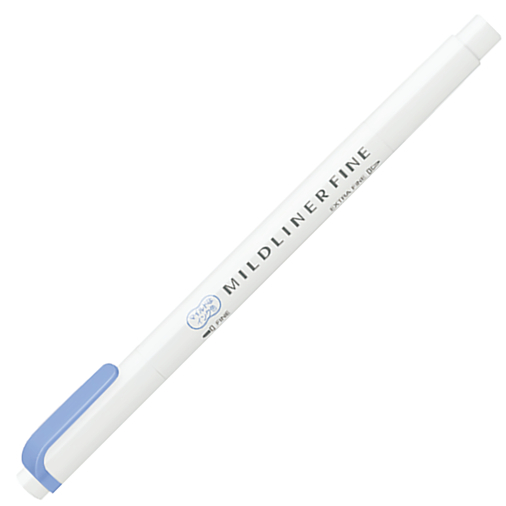 ZEBRA MILDLINER Dual Fine Tip Highlighter (WYT9) Fine Tip + Extra-Fine Tip Soft Color Marking