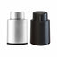 Stainless steel vacuum wine stopper household vacuum bottle sealer with scale silver black wine bottle seal exhaust air isolation simple texture easy to operate freshness