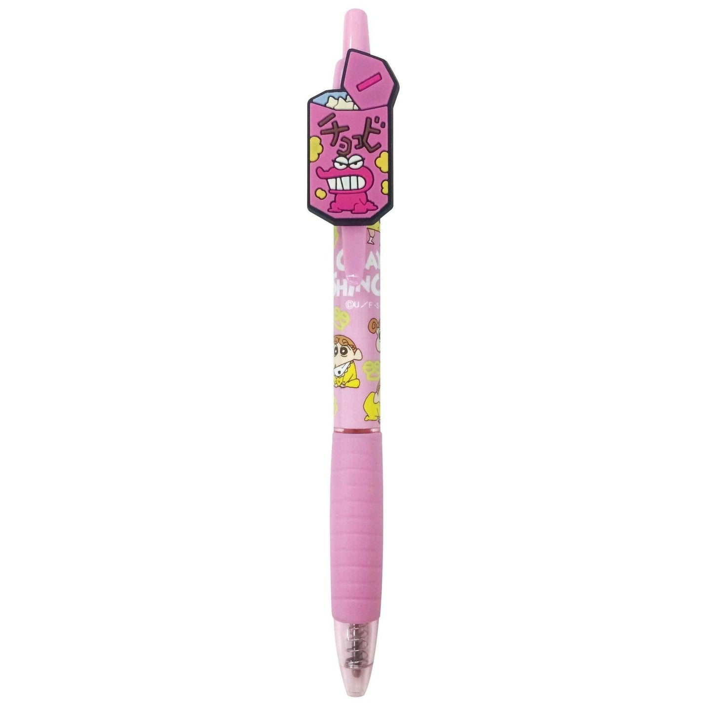 AI תכנון עפרון שין-צ'אן 0.7 מ"מ ג'ל עט כדורי עט עט 2 כדור עם בובת קליפ עט חמוד